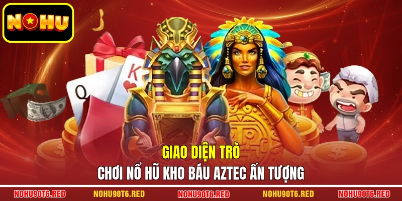 Giao diện trò chơi Nổ Hũ kho báu aztec ấn tượng