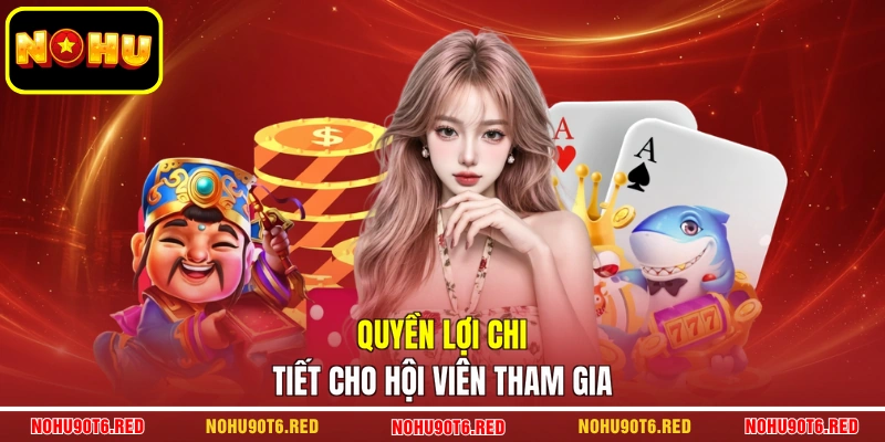 Quyền lợi chi tiết cho hội viên tham gia
